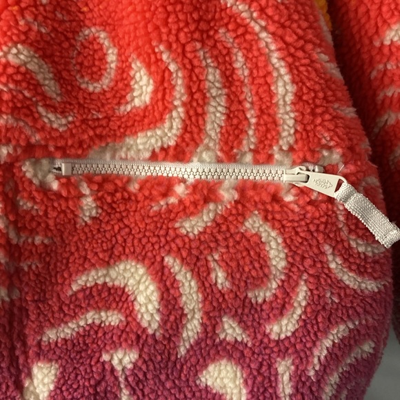 FP Movement Hit the Slopes Rocky Ridge Marigold Combo Printed Fleece Jacket NWOT - Picture 6 of 13